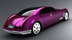 a purple car is shown in this image