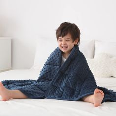 PRICES MAY VARY. 【HULOO SLEEP PREMIUM WEIGHTED BLANKET】Our kids minky weighted blankets 7 pounds with (0.88mm)premium glass beads inside,and have extra breathable microfiber layers prevent tear and leakage of beads.they look and feel like beach sand, sugar,or salt.This makes them the top choice in the industry for filling weighted blankets. 【KIDS MINKY WEIGHTED BLANKET】Super soft breathable minky material.5"x 5" grids to distribute odorless glass beads inside the weighted blanket evenly for a be Weighted Blanket For Kids, Mr Sandman, Heavy Blanket, Twin Blanket, Weighted Blanket, Beach Sand, Our Kids, Home Kitchen, Twins