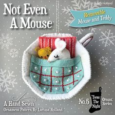 the cover of not even a mouse, featuring a small stuffed animal in a basket