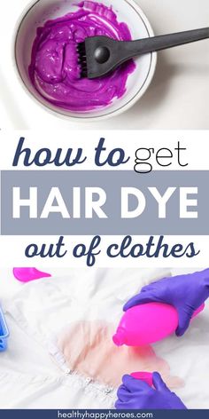 The hair dyeing process is messyEven seasoned experts have the occasional slip-up and get hair dye in unwanted placesBut dye splashes happenhere's how to get hair dye out of clothes. Hair Color Spray