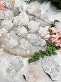 Cute little sparkly mostly white apophyllite crystal clusters from India. These pieces have different formation styles, you can see them best in the videos. Some have tons of sparkle while some have a chunkier formation. All cute in their own ways. Some also have druzy chalcedony that you can see sparkle in the videos. You will receive the exact white apophyllite piece you choose in the menu! When you change the dropdown menu item, it will change to the photo of the piece it is assigned to. Also be sure to check out other apophyllite crystal options I have available on the site and learn more about the apophyllite meaning too. --- Learn about crystal properties on the 'Crystal Quick Facts' page. Orders are packed with love, care, & free gifts. Colors may vary due to the screen. See FAQ for White Natural Stone Geodes For Spiritual Use, White Natural Stones Geode For Healing, White Natural Stone Geodes For Healing, White Mineral Crystal As Gift, Apophyllite Meaning, Crystal Clusters, Crystal Properties, Crystal Shop, Crystal Cluster