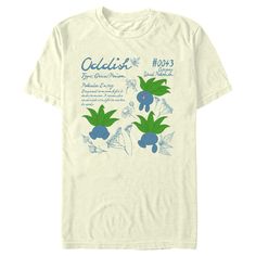 Gotta catch 'em all! Get into the game with the iconic world of Pokemon cards, video games, TV shows, and more with adorable new officially licensed apparel for the whole family featuring all your favorite Pokemon! This Men's Pokemon Sunflower Oddish Graphic T-Shirt features the Pokedex info for the dual-type Grass/Poison Oddish including its type, category, and more. Grab some new Pokemon apparel today and be the envy of all your friends! Pokémon Clothes, Pokemon Clothing, Masc Clothes, Cute Merch, Pokemon Fashion, Pokemon Shirt, Pokemon Shirts, Pokemon Clothes, Nice Clothes