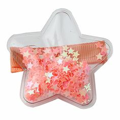 Cute clear Stars filled with small confetti on a high quality grosgrain clip. Add a little extra sparkle to your little girls day! Each color sold separately Grosgrain clips grip hair to stay in place Girls Day, Star Hair, Girl Day, Hair Clip, Confetti, Hair Clips, Sparkle, Stars, High Quality