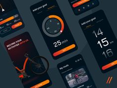 the app is designed to look like it has an alarm clock and speedometers