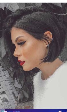 Trendy We Fryzurach, Short Black Hair, Short Hair Trends, Latest Short Hairstyles, Short Hairstyles For Thick Hair, Short Hair Haircuts, Short Hair Styles Easy