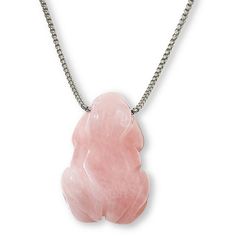 KALIFANO Carved Gemstone Frog 30" Stainless Steel Necklace  Adorn your neckline with a fun, fashionable necklace design that's sure to make you smile. This stainless steel, adjustable box chain necklace features a carved gemstone figure of a sitting frog. Choice of gemstone.       Necklace approx. 30"L x 1/16"W     Carved drop approx. 1-9/16"L x 1-1/16"W     Stainless steel box chain     Lobster claw clasp and adjustable, sliding bead     Gemstone drop is carved figure of sitting frog   Stone In Box Chain Necklace, Beauty Crafts, Necklace Design, Color Bands, Steel Necklace, Stainless Steel Necklace, Green Aventurine, Box Chain, Necklace Designs