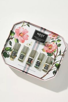 Nest Fragrances Perfume Oil Discovery Set | Anthropologie Nest Perfume, Indian Jasmine, Seville Orange, Violet Leaves, Stocking Stuffers For Her, Baobab Oil, Vanilla Perfume, Vanilla Orchid, Black Plum