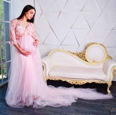 Light pink long lace maternity dress for unforgettable moments!We are glad to welcome you in our atelier!  We present you beautiful dresses for pregnant women for photo sessions. In our dresses, the photo session will be unforgettable. And the photos will please you all the rest of your life.  All of the dresses in our shop are made based on your individual measurements. It is personally sewn by our seamstress on professional and modern equipment. We guarantee very high quality of sewing. We tak Floor-length Lace Maternity Dress, Elegant Pink Maternity Gown, Elegant Pink Maternity Dress, Elegant Pink Tulle Maternity Dress, Pink Tulle Maternity Dress For Wedding, Pink Floor-length Maternity Dress, Pregnancy Gown, Most Expensive Dress, Lace Maternity Gown