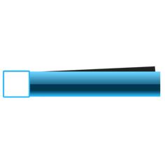 an image of a light blue tube on a white background with space for your text