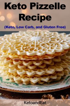 keto pizzale recipe with low carb, gluten free waffles