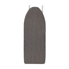 an ironing board cover in grey linen