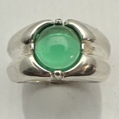 I just added a new item to eBay, MJG STERLING SILVER MEN'S RING. 4 PRONG.  10MM LAB EMERALD CABOCHON. SIZE 10 1/2! #eBay #eBaySeller Modern Cabochon Emerald Ring For Formal Occasions, Modern Formal Emerald Cabochon Ring, Modern Emerald Cabochon Rings, Silver Emerald Cabochon Ring, Classic Green Signet Ring Stamped 925, Formal Silver Ring With Round Emerald Stone, Silver Emerald Ring With Round Stone For Formal Occasions, Silver Polished Oval Cabochon Emerald Ring, Silver Emerald Ring With Polished Oval Cabochon