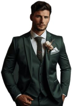 Elegant Tailored Dark Green Suit, Elegant Dark Green Semi-formal Suit, Dark Green Semi-formal Elegant Suit, Semi-formal Green Custom Fit Suits, Semi-formal Custom Fit Green Suits, Green Custom Fit Suit For Semi-formal Occasions, Elegant Fitted Dark Green Suits, Green Suits For Men Wedding, Emerald Green Groomsmen Attire