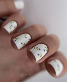 Matted Nails, Unghie Sfumate, Cute Spring Nails, Spring Nail Designs, Short Acrylic Nails Designs, Classy Nails, Elegant Nails