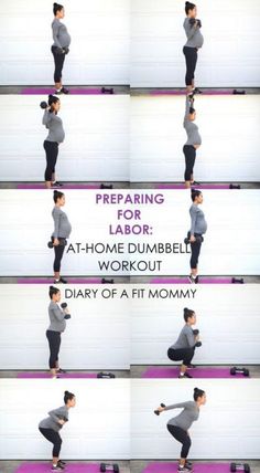 61+ Trendy Home Workout Plan Pregnant #home At Home Dumbbell Workout, Home Dumbbell Workout, Labor At Home, Preparing For Labor, Dumbbell Workout At Home, Diary Of A Fit Mommy, Home Workout Plan, Fitness Diary, Prepare For Labor