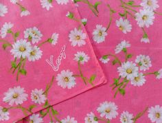 "Vintage handkerchief for women is made of quality woven cotton. Beautiful floral print with cosmos flowers, they are bloom on pink background. Really cute. ♡ A wonderful for yourself or as a gift for someone special. Note : Cosmos flowers are often used to symbolize order and harmony, due largely to the flower's harmonious petals. However, the flower can also be viewed as symbolizing tranquility, peace, innocence, and love.  Material : Quality woven cotton Style : Floral print Measurement : 17. Pink Handkerchiefs For Summer Gifts, Pink Spring Handkerchiefs For Gifts, Flower Shaped Pink Handkerchiefs For Gifts, Pink Cotton Handkerchief For Spring, Pink Flower Shaped Handkerchiefs For Gifts, Pink Flower-shaped Handkerchief For Gift, Spring Vintage Flower Shaped Handkerchiefs, Vintage Floral Print Cotton Handkerchiefs, Pink Vintage Flower-shaped Handkerchief