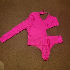 This Piece Is Super Hot And Sexy. The Cut Out Look Really Gives It A Much Better Detailed Pop. Great For Wearing Out For A Night On The Town Or Judt Hanging With Friends At A House Gathering. A Must Have Ladies. Price Is Firm Due To Seller Fees Pink Long Sleeve Party Swimwear, Hot Pink Jumpsuit, House Gathering, Hot Pink Jumpsuits, Leopard Jumpsuit, Utility Romper, Jumpsuit Navy Blue, Hanging With Friends, Backless Jumpsuit