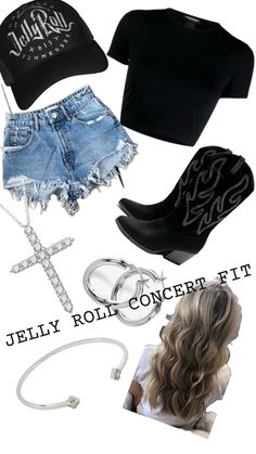 Jelly Roll Concert Outfit, Country Concert Outfits, Country Cow, Concert Fit, Country Concert Outfit, Country Concerts, Cute N Country, Country Concert, Concert Outfits