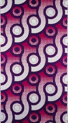 a purple and white pattern with circles on it