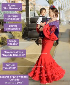 Feria in Andalusia: What to know before buying your first flamenco dress Flamenco Dresses, Flamenco Dress, Cheap Flowers, Andalusia, Girls Wear, Things To Know, Bday Party