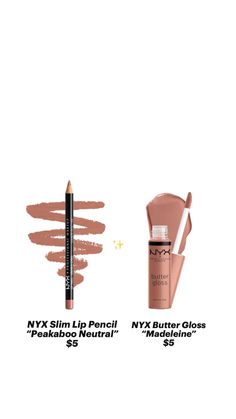 Nyx Nude Truffle Lip Liner Combo Color, Lip Liner Nyx Pencil, Nyx Peekaboo Neutral Lip Liner, Nyx Lip Liner And Butter Gloss Combo, Peekaboo Neutral Lip Liner, Nyx Nude Lip Combo, Pink Nude Lip Combo, Lip Combos Drugstore