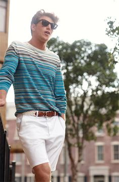 Striped sweater Herren Style, Male Fashion Trends, Boss Black, Outfit Jeans, Well Dressed Men, Men Looks, Looks Style, Style Outfits