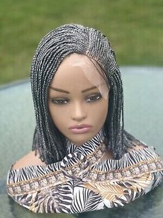 Braided Wigs Express Wig Braids Usa, Microbraid Wigs, Gray Wigs For Black Women, Knotless Box Braids Wig, Gray Wigs, Braided Wigs For Black Women, Cornrow Wig, Box Braids Wig, Braid Wig