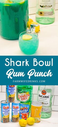 shark bowl rum punch recipe for kids and adults