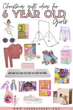 Christmas Gift Ideas for 6 Year Old Girls - The Gray Ruby Diaries Toys For Nine Year Olds, Big Christmas Gifts, Christmas Presents For Girls, Building Furniture, Girls Unique, Christmas Gift List