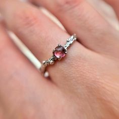 Pink Tourmaline Ring, Fairy Ring, Tree Branch Ring, Pink Tourmaline Ring, Fantasy Ring, Watermelon Tourmaline Twig Ring - Etsy Tree Branch Ring, Ring Tree, Fantasy Ring, Fairy Ring, Nature Inspired Engagement Ring, Twig Ring, Branch Ring, Pink Tourmaline Ring, Tree Rings