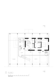 the floor plan for this modern house