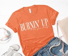 Burnin' Up Shirt, Band Tshirt, Disney Shirt, Gift for her, Unisex Shirt, Disney Gift Disney Clothes, Concert Shirts, Jonas Brothers, Disney Shirt, Pumpkin Shirt, Disney Shirts, Disney Gifts, Disney Outfits, Knitted Tshirt