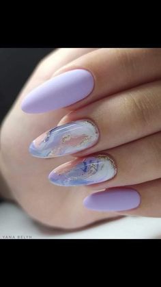 Lilac Nails Design, Lilac Nails, Art Designs Ideas, Lavender Nails, Short Acrylic Nails Designs, Fancy Nails