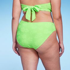 Green cheeky bikini bottom from Wild Fable™ adorned with soft floral terry texture. Tailored in a low-rise, high-leg silhouette with elastic at leg openings for flexible movement in and out of the water. Pull-on style for easy on and off. Wild Fable™: A look for every story. If you’re not satisfied with any Target Owned Brand item, return it within one year with a receipt for an exchange or a refund. Flexible Stretches, Soft Floral, Cheeky Bikinis, High Leg, Wild Fable, Swimwear Fashion, Low Rise, Fitness Fashion, Target