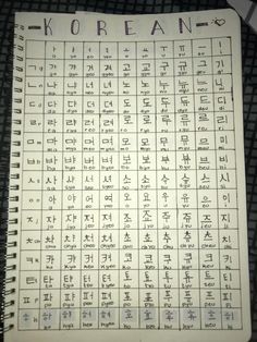 an old korean language book with writing on it