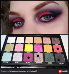 Morphe Jeffree Star Palette Looks, Jeffree Star Morphe Palette Looks, Jeffree Star Thirsty Palette Looks, Jeffree Star Pricked Palette Looks, Jeffree Star Eyeshadow Palette, Makeup Steps