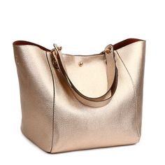 Handbags Type: TotesTypes of bags: Top-Handle BagsMain Material: PUShape: BucketExterior: NoneGender: WomenNumber of Handles/Straps: NoneStyle: vintageClosure Type: OpenInterior: No PocketHardness: SoftPattern Type: SolidLining Material: PolyesterDecoration: NoneOccasion: VersatileItem Type: Handbags Large Bucket Shoulder Bag For Shopping, Trendy Tote Bag With Gold-tone Hardware, Large Shoulder Bag For Shopping, Large Bucket Shopping Bag, Large Handheld Bags For Everyday Use, Large Handheld Bag For Everyday Use, Large Handheld Everyday Bag, Large Handheld Shopping Bag, Trendy Gold Top Handle Bucket Bag