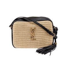 Saint Laurent Crossbody Bag From The 2021 Collection By Anthony Vaccarello Neutrals Raffia Houndstooth Print Antiqued Gold-Tone Hardware Single Adjustable Shoulder Strap Leather Trim Embellishment Grosgrain Lining & Single Interior Pocket Zip Closure At Top Shoulder Strap Drop: 24.5" Height: 6.25" Width: 8.75" Depth: 2.75" Saint Laurent Crossbody Bag, Anthony Vaccarello, Leather Trim, Leather Trims, Antique Gold, Camera Bag, Leather Straps, Saint Laurent, Crossbody Bag