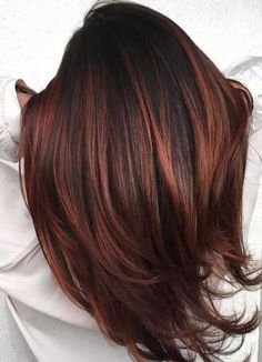 Red Hairstyle, Dark Auburn Hair, Hair Color Plum, Hair Color Caramel, Hair Color Burgundy, Fall Hair Color For Brunettes, Hair Color Auburn, Red Highlights, Winter Hair Color