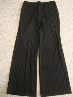 Black Vertical Stripe Pants For Business Casual, Black Pants With Vertical Stripes For Business Casual, Black Business Casual Pants With Vertical Stripes, Business Casual Black Pants With Vertical Stripes, Formal Black Pants With Vertical Stripes, Classic Black Pants With Vertical Stripes, Black Pinstripe Pants, Pinstripe Pants, Color 2