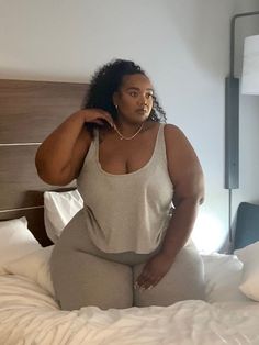 Laidback but always ready to stunt. Our Rib Xssentials Tank features a deep scoop neck, our X logo on the front waist, and side slits. Plus Size Baddie Outfits, X Logo, Big Women Fashion, One Friend, Curvy Fashionista, Twin Beds, Iranian Women, Warm Weather Outfits, Normal People