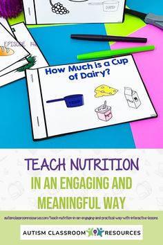 an engaging and fun way to teach how much is a cup of dairy