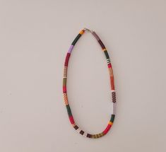 Handmade item Ships from a small business in Turkey Materials: Sand bead Chain style: Bead Style: Boho & hippie Necklace length: 45 cm Woven Necklace, Colorful Necklace, Stil Boho, Hippie Necklace, Bohemian Necklace, Bead Chain, Necklace Beaded, Colourful Necklace, Style Boho