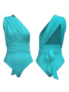 The Infinity one-piece swimsuit is a necessity for any trip! With a plunging neckline and high-rise bottoms, this swimsuit is perfect for lounging poolside or on a beach day! Our tie waist allows for endless adjustability to accentuate your figure! ONE-PIECE SWIMSUIT / BODYSUIT Lined and padded for added support Can be worn as a swimsuit or bodysuit Convertible design wraps into different styles Composition: 82% Nylon, 18% Spandex Machine wash cold *Size up, runs one size small Infinity Swimsuit, The Infinity, Clothes Horse, Body Suit, Plunging Neckline, Beach Day, One Piece Swimsuit, Different Styles, Custom Color