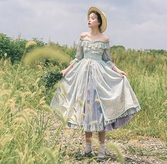 Pose With Dress, Op Dress, Classic Lolita, Cottagecore Fashion, Fairy Dress, One Piece Dress, Lolita Dress, Lolita Fashion, Pretty Dresses