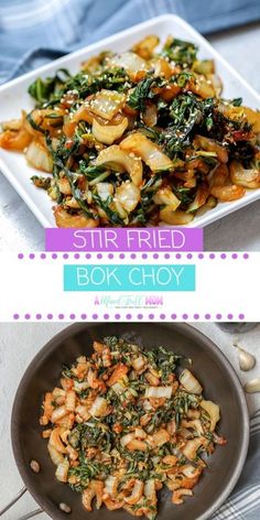 stir fried book choy is an easy and delicious side dish