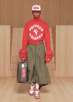 Skater Boy Jeans, Denim Weaving, Mens Skirt, Monogram Inspiration, Amen Break, Virgil Abloh Louis Vuitton, White Desert, Louis Vuitton Collection, Hypebeast Style