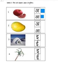 an image of fruits and vegetables in hindi