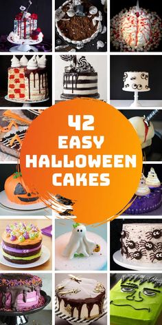 twelve easy halloween cakes to make