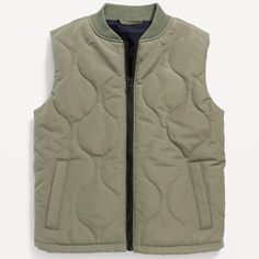 Materials: 100% Polyester Condition: New With Tag Old Navy Kids, Weighted Vest, Navy Quilt, Utility Vest, Fall Mini, Christmas Style, Christmas Fashion, Navy And Green, Dream Clothes